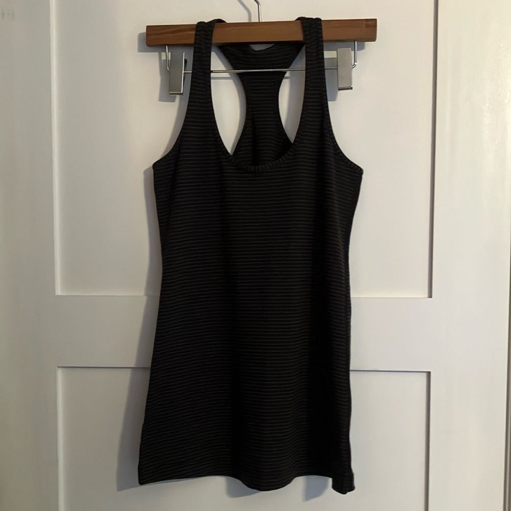 Lululemon Athletica Black Fitted Tank Top
